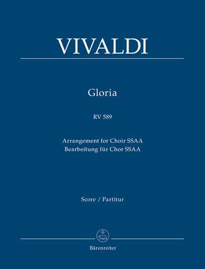 Gloria RV.589 (SSAA version) [Full Score]