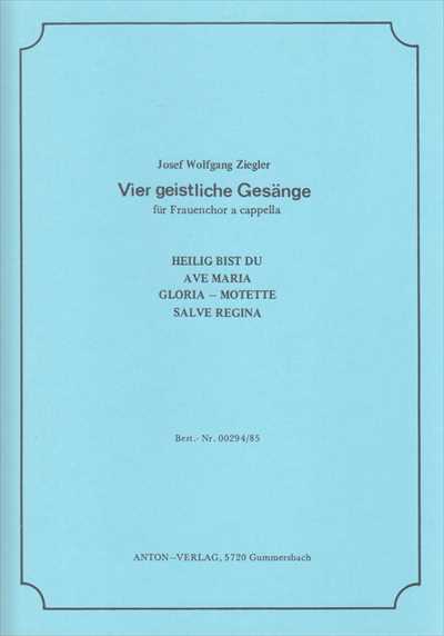 4 geistliche Gesange