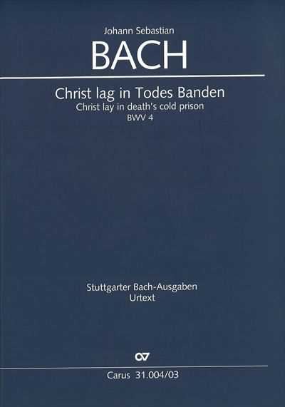 Kantate 4 Christ lag in Todes Banden [Vocal Score]