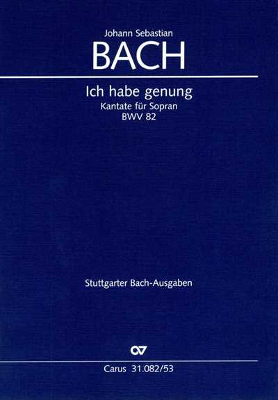 Kantate  82 lch habe genung in e