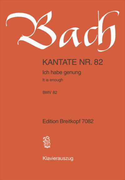 Kantate  82b lch habe genung [B solo]