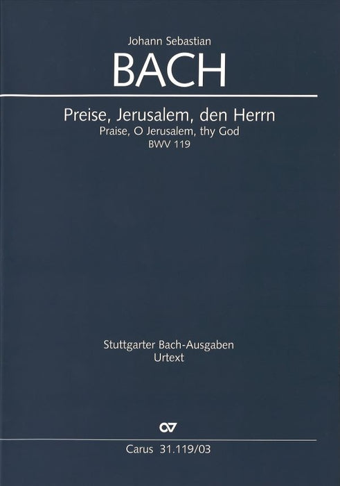 Kantate 120 Gott, man lobet dich in der Stille