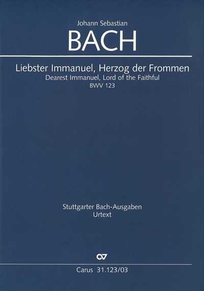 Kantate 123 Liebster Immanuel
