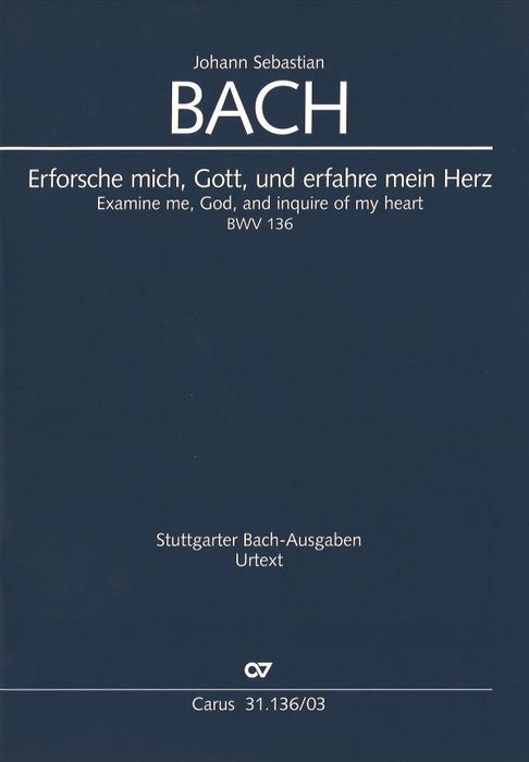 Kantate 136 Erforsche mich，Gott