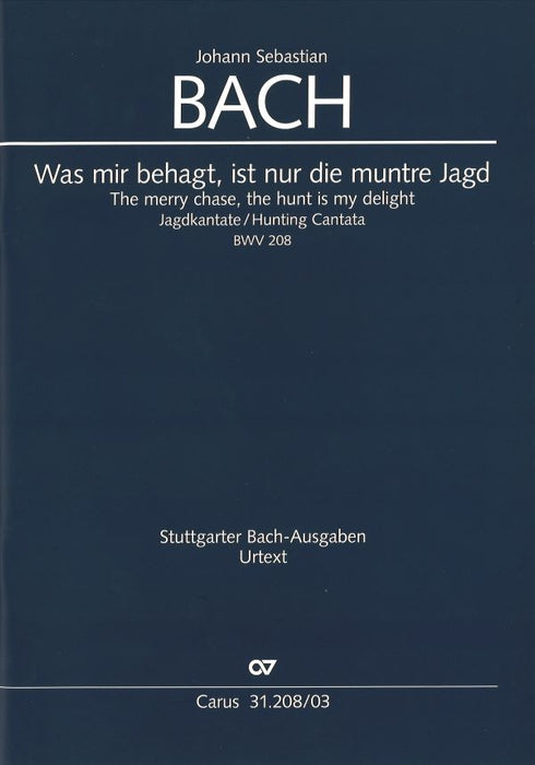 Kantate 208 Was mir behagt