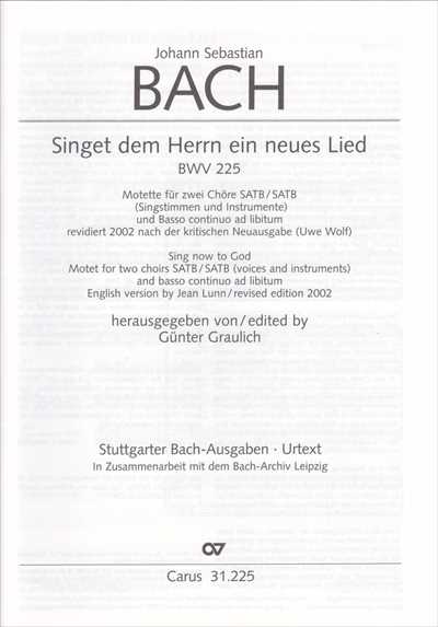 Motette 1 / Singet dem Herrn ein neues Lied BWV 225