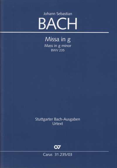 Missa in g BWV235 [Vocal Score]