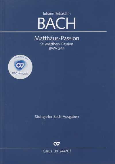 Matthaus-Passion BWV244（ドイツ語のみ）