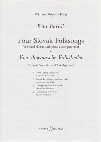 4 Slovak Folksongs