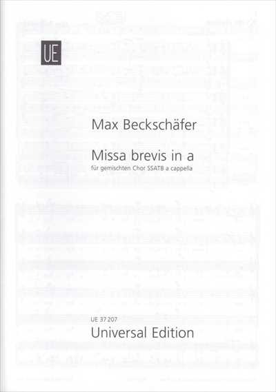 Missa brevis in a