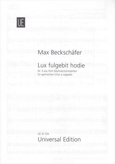 Lux fulgebit hodie