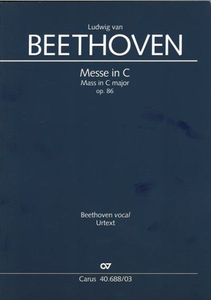 Messe in C Op.86 [Vocal Score]
