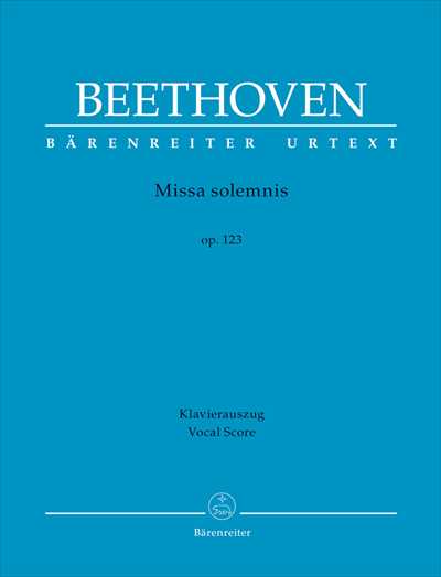 Missa Solemnis Op.123 [Vocal Score]