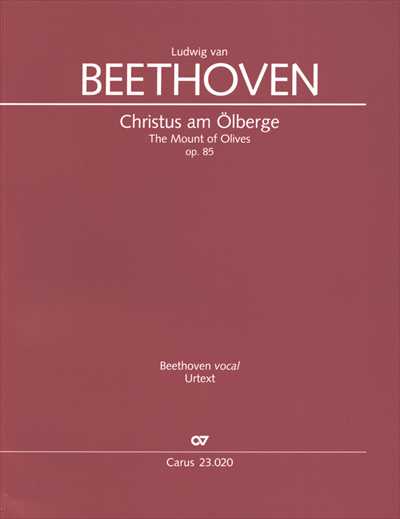Christus am Olberge op.85 [Full Score]