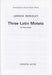 3 Latin Motets