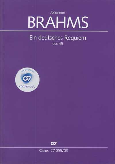 Ein deutsches Requiem Op.45 [Vocal Score]