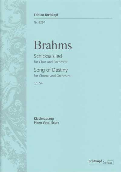 Schicksalslied Op.54 [Vocal Score]