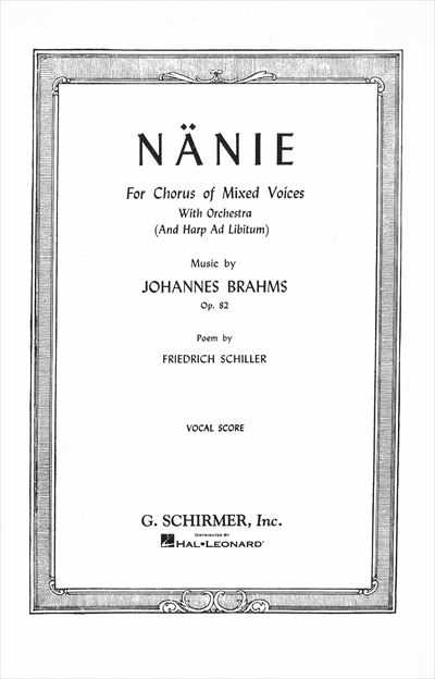 Nanie Op.82 [SATB]