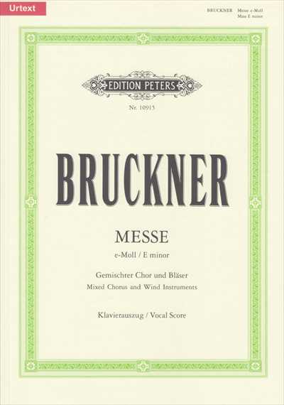 Messe No.2 in e-moll [Vocal Score]