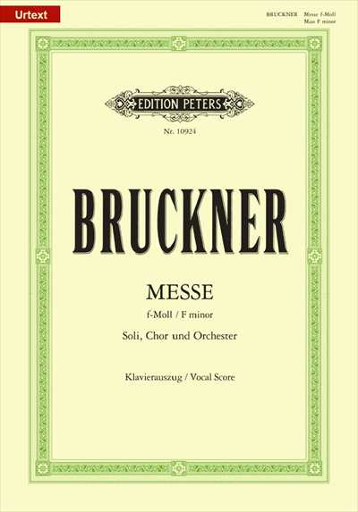 Messe No.3 in F minor [Full Score]