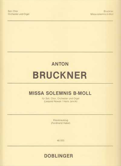 Missa Solemnis in b