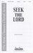 Seek The Lord