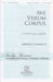 Ave Verum Corpus