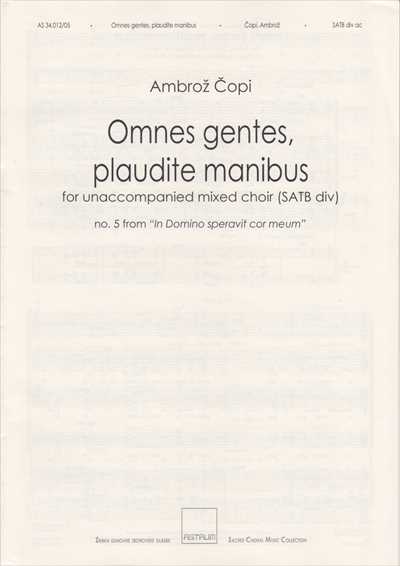 Omnes gentes, plaudite manibus