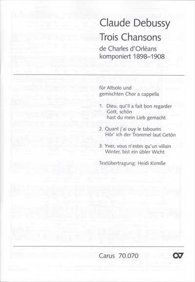3 Chansons
