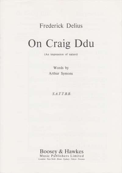On Craig Ddu