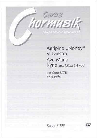 Ave Maria / Kyrie aus: Missa a 4 voci [SATB]