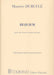 Requiem Op.9 (Chant et Orgue) [Vocal Score]
