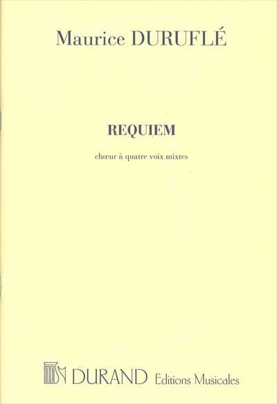 Requiem Op.9 [Choral Score]