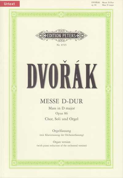 Messe in D Op.86 (Peters)