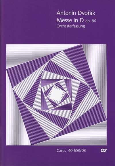 Messe in D Op.86 [Orchestra ver. / Vocal Score]