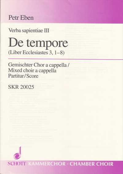 De tempore (Liber Ecclesiastes 3，1-8)