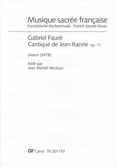 Cantique de Jean Racine