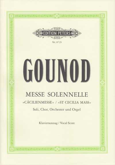 Messe Solennelle (St.Cecilia) [Vocal Score]