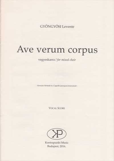 Ave verum corpus