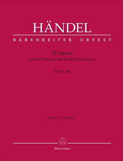 Dettingen Te Deum HWV 283 [Full Score]