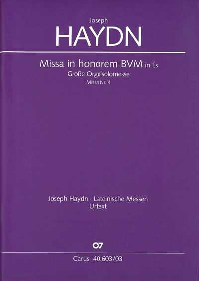 Missa in honorem BVM in Es (Grosse Orgelsolomesse)