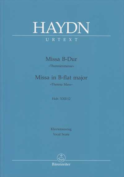 Missa in B-flat major "Theresa Mass" [Vocal Score]