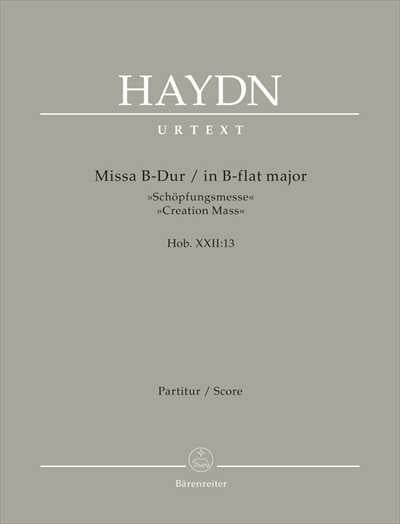 Missa B-Dur (Schopfungsmesse) Hob.XXII:13 [Full Score]