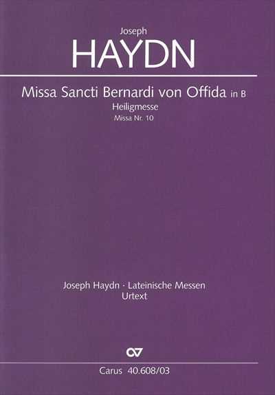 Missa Sancti Bernardi von Offida (Heiligmesse)