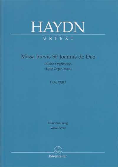 Missa brevis Sancti Joannis de Deo（品切・重版未定）