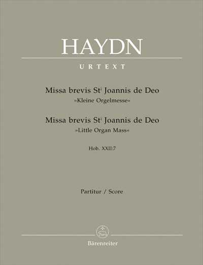 Missa brevis Sancti Joannis de Deo [Full Score]