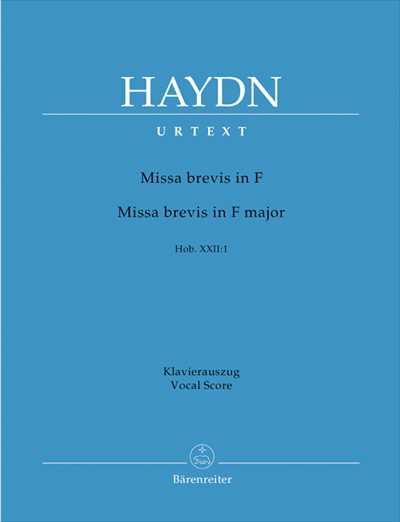 Missa brevis in F major Hob. XXII:1 [ヴォーカルスコア]