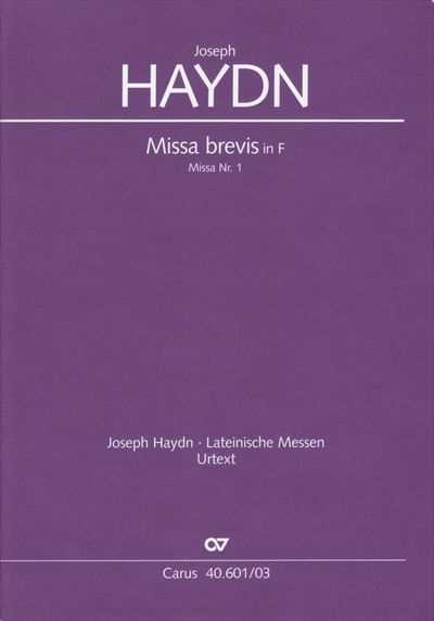 Missa brevis in F Hob.XXII:1