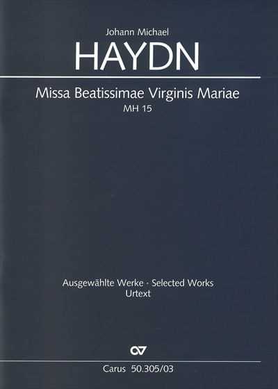 Missa Beatissimae Virginis Mariae MH 15