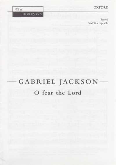 O fear the Lord